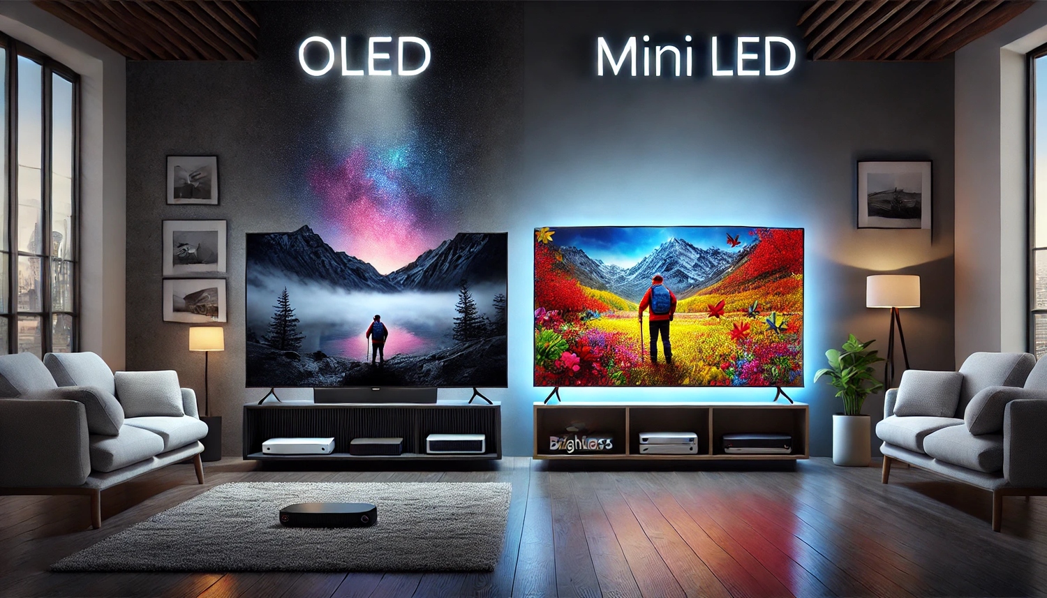 OLED ve Mini LED