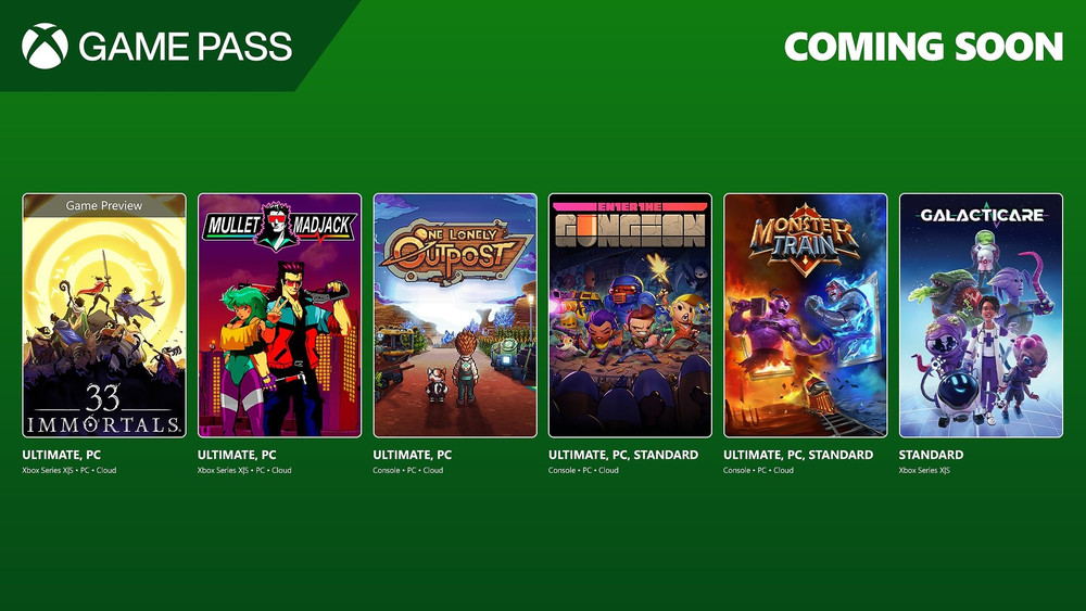 Microsoft, Mart Ayında Game Pass'e Yeni Oyunlar Ekliyor