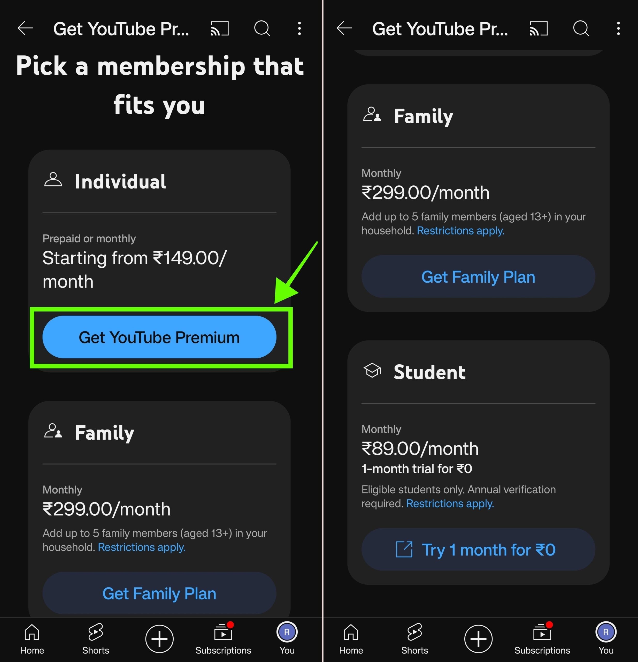 YouTube Premium Aboneliği Nasıl Alınır?