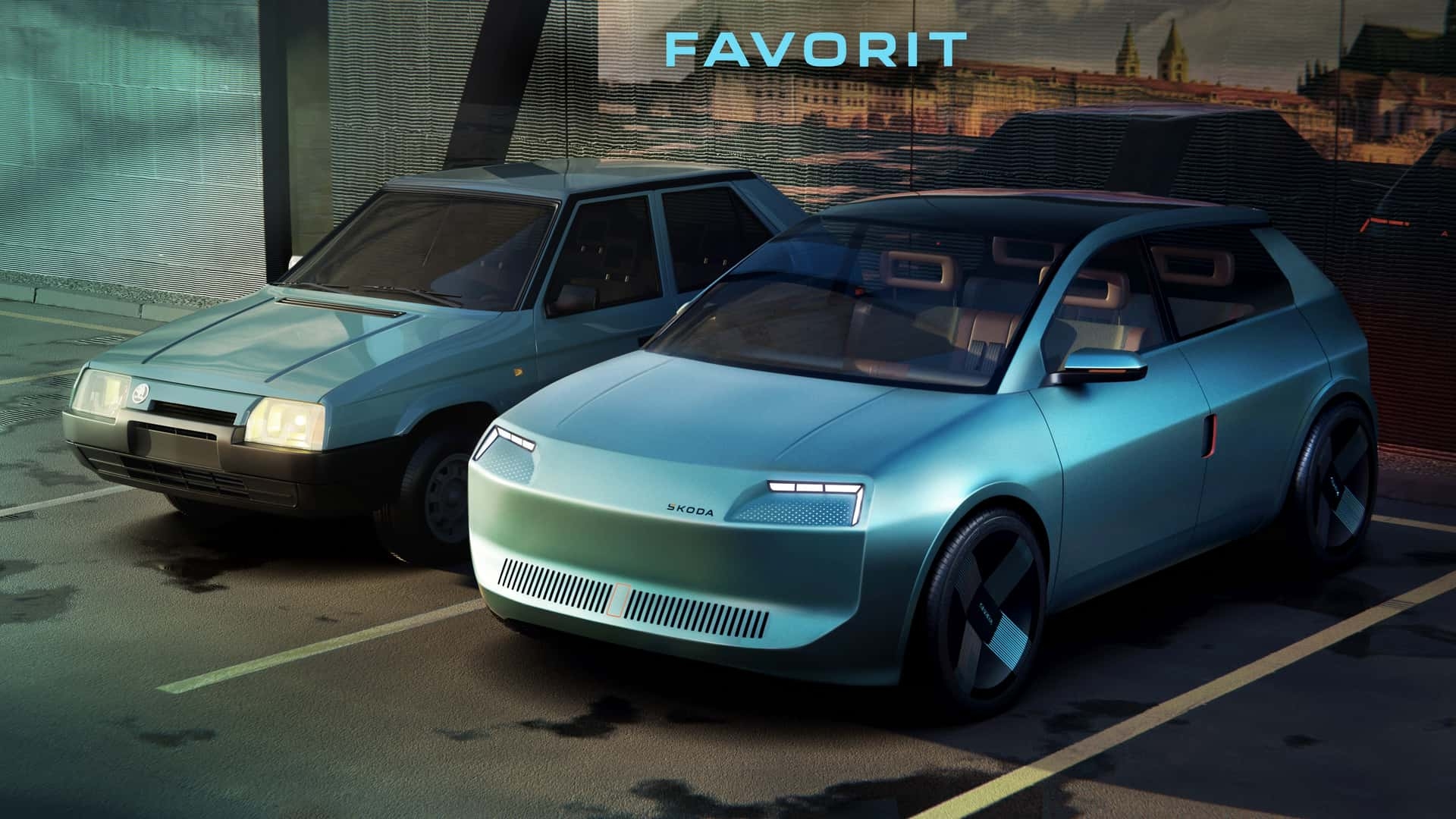 efsane hatchback skoda favorit cagdas bir elektrikli konsept olarak tekrar tasarlandi 0 NZlV6B2Z