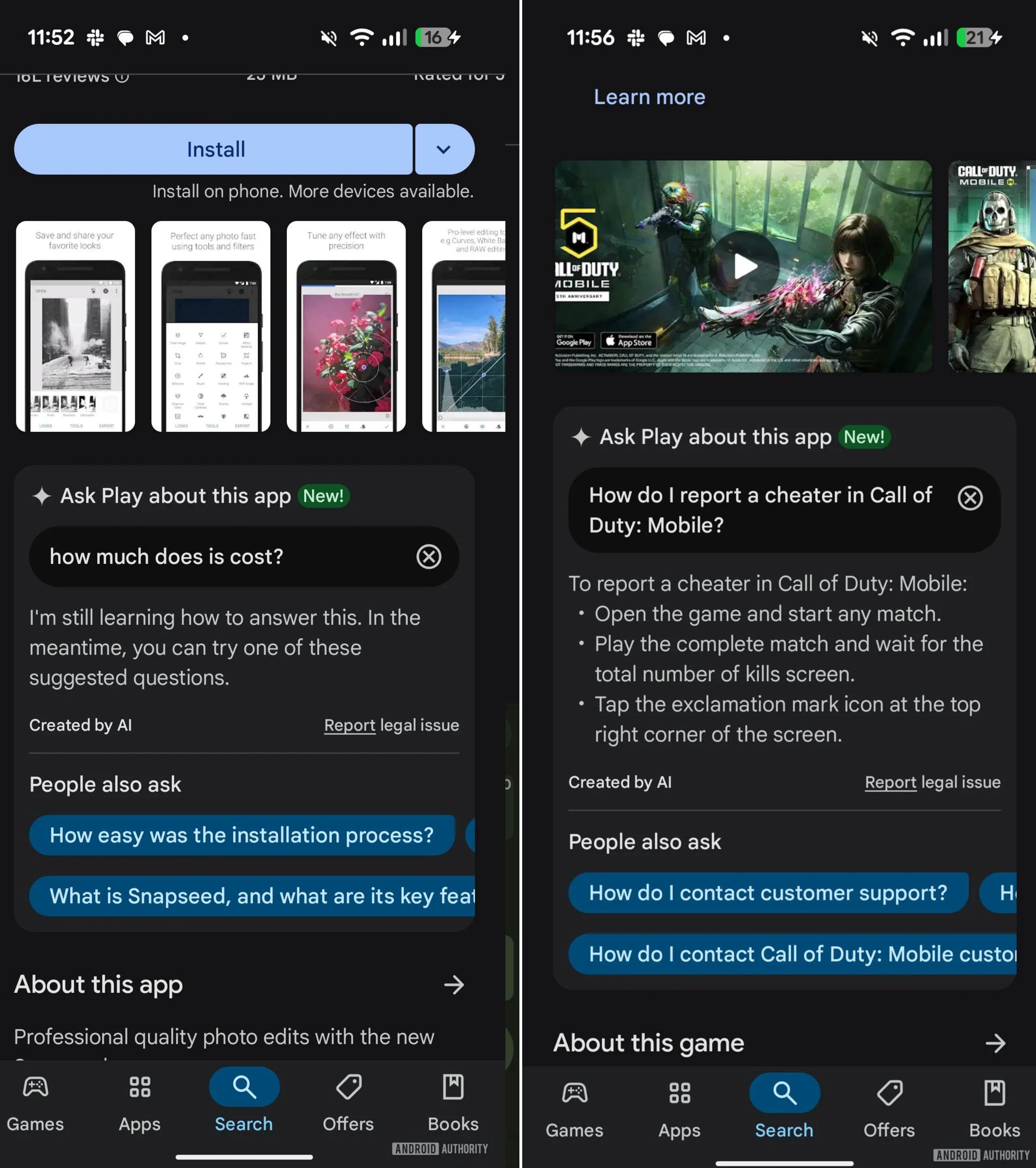 google play storea bu uygulamayi nasil kullanacagim uzere sorulari tarihe gomecek bir ozellik geldi HEdwg1nh