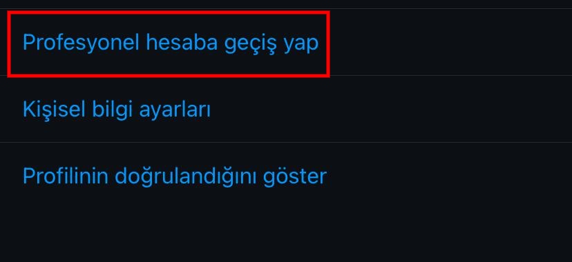 profesyonel olmanin yolu artik buradan basliyor instagramda isletme hesabi nasil acilir 4 PPrryhAc