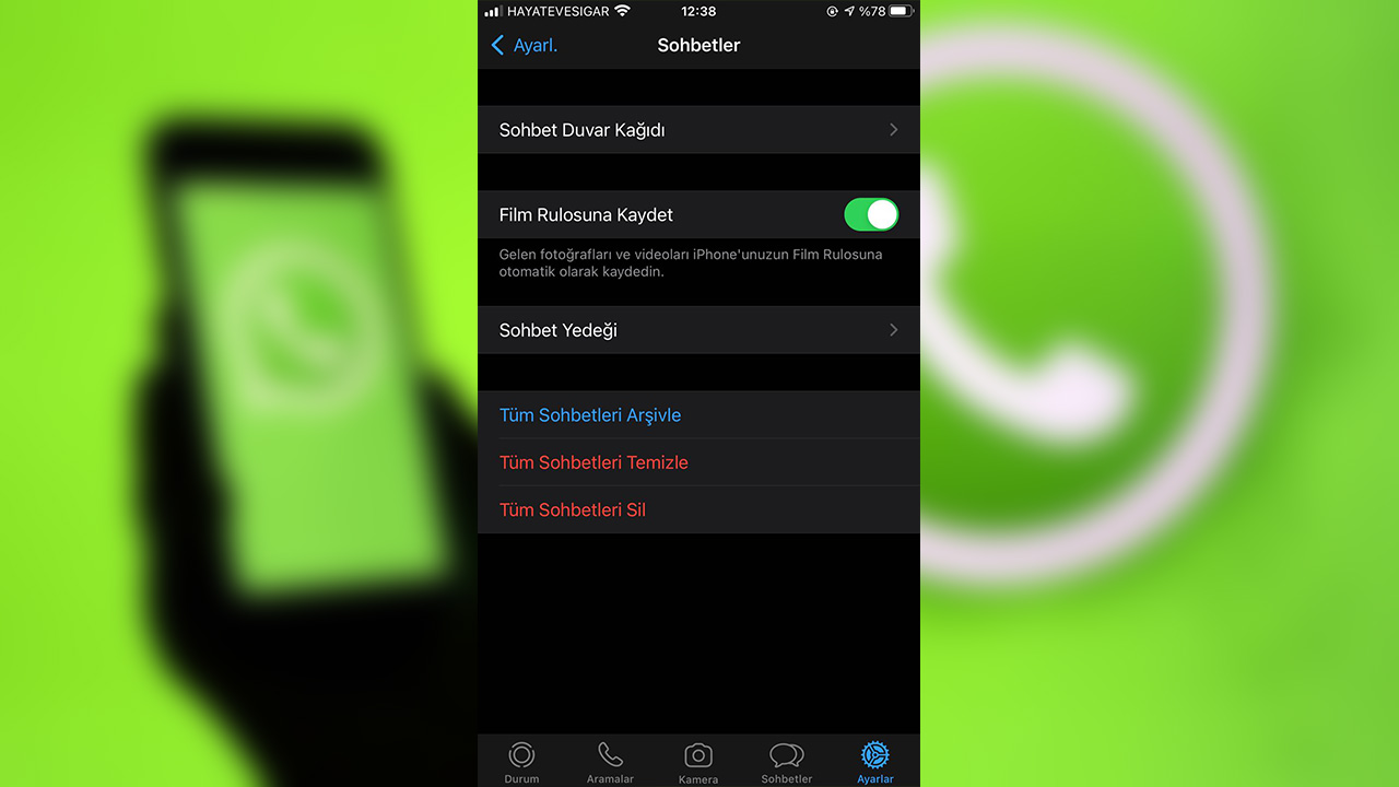 whatsapp yedeklemesi nasil yapilir android ios 7 atWRBALU