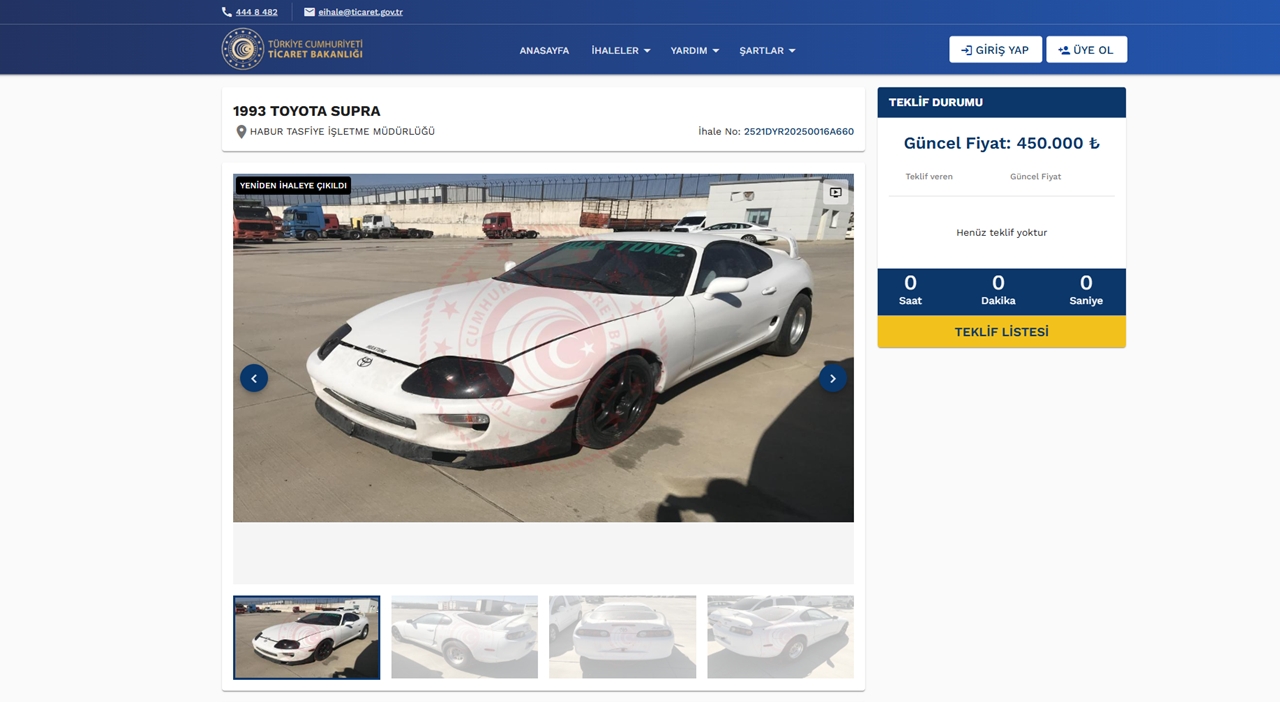 1993 model toyota supra yine ihaleye acildi fiyat h l ayni 0 wh4CwWvM