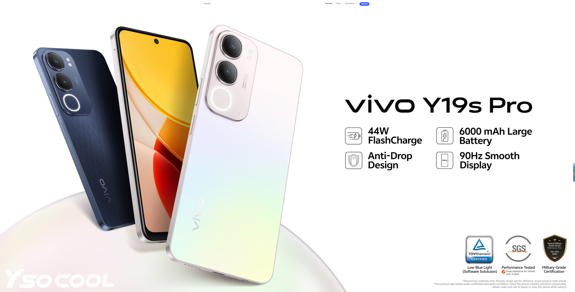 6,000 mAh pil ve 90 Hz ekran: vivo Y19s Pro tanıtıldı! 6000 mah pil ve 90 hz ekran vivo y19s pro tanitildi 0 R22Fk6np