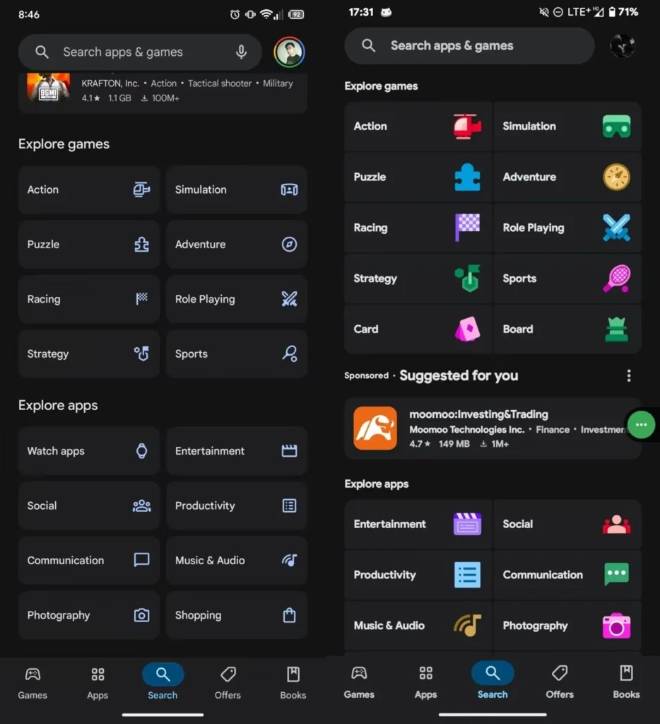 android 16da google play store da yenileniyor iste yeni tasarimi 0 vlqzR8Hj