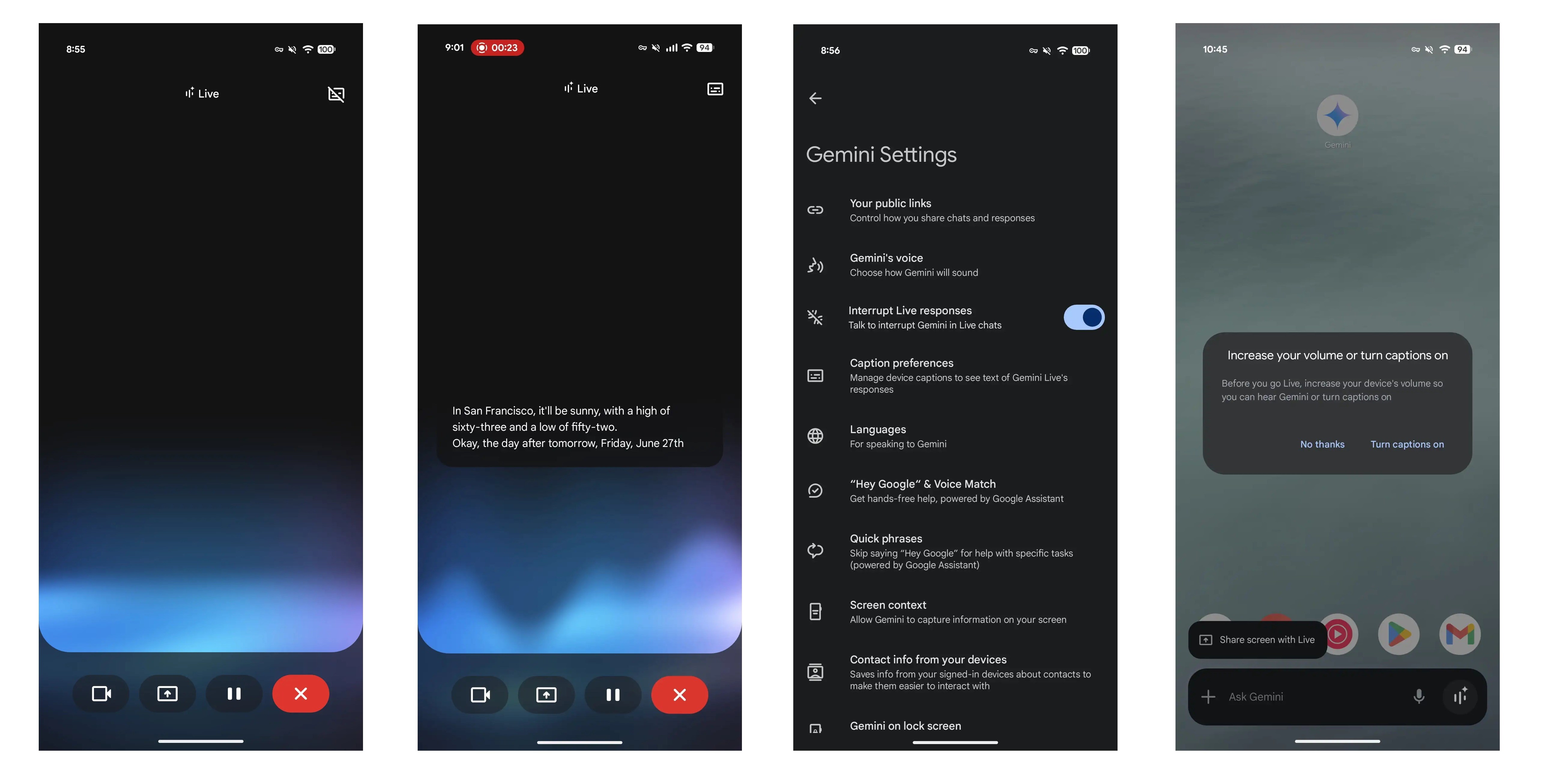 Google Gemini Live altyazı takviyesiyle güncellendi: İşte yeni özellik google gemini live altyazi takviyesiyle guncellendi iste yeni ozellik 1 s69fh3Ah