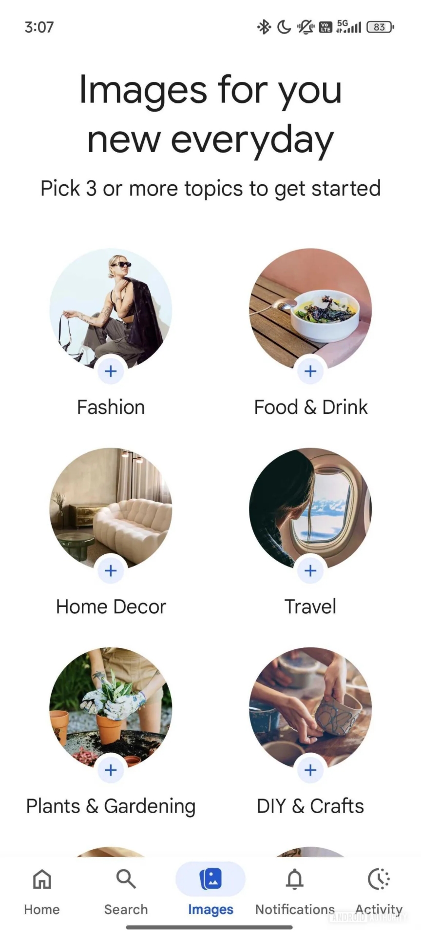 google uygulamasina pinterest gibisi gorseller kismi geliyor size ozel hazirlanacak 1