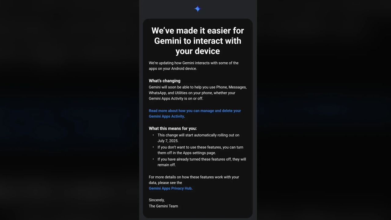 googledan gemini kullanicilarina isteseniz de istemeseniz de iletilerinize bakacagiz 0 SYhq23M2