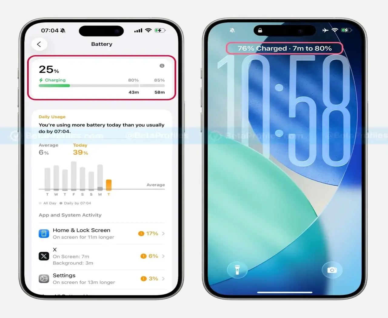 iPhone, kilit ekranında şarj olma mühletini gösterecek! iphone kilit ekraninda sarj olma muhletini gosterecek 0 6FXMY3YS