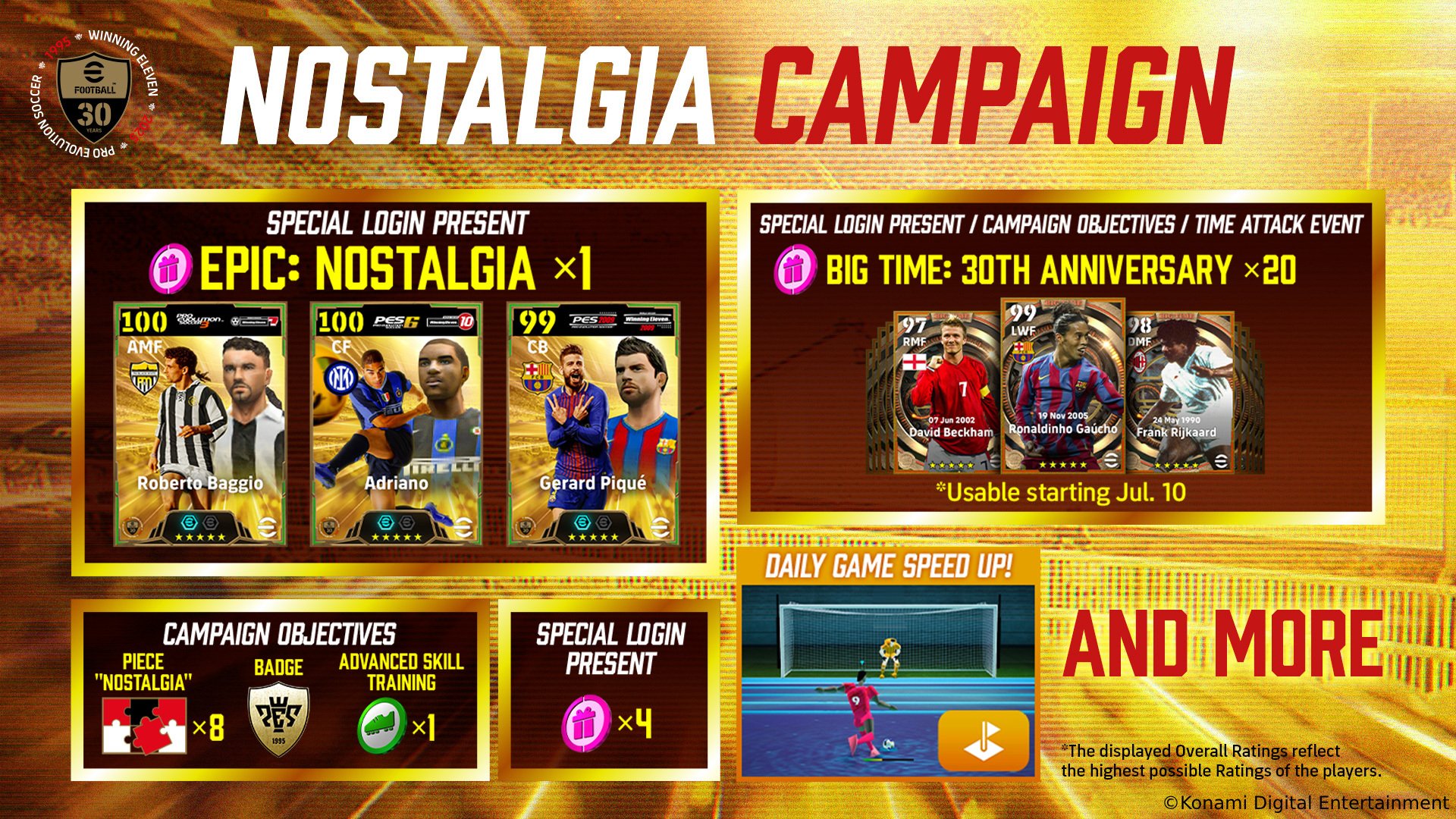KONAMI, eFootball™'un 30. Yılını Kutluyor konami efootballun 30 yilini kutluyor 3 lTz4w9Lk