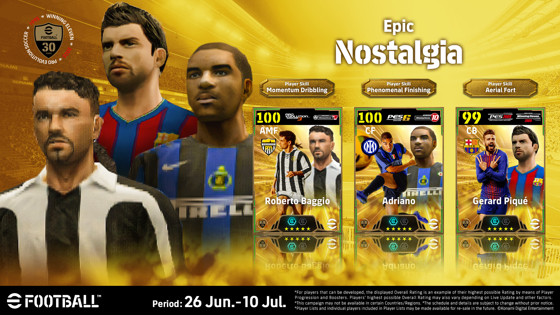 KONAMI, eFootball™'un 30. Yılını Kutluyor konami efootballun 30 yilini kutluyor 4