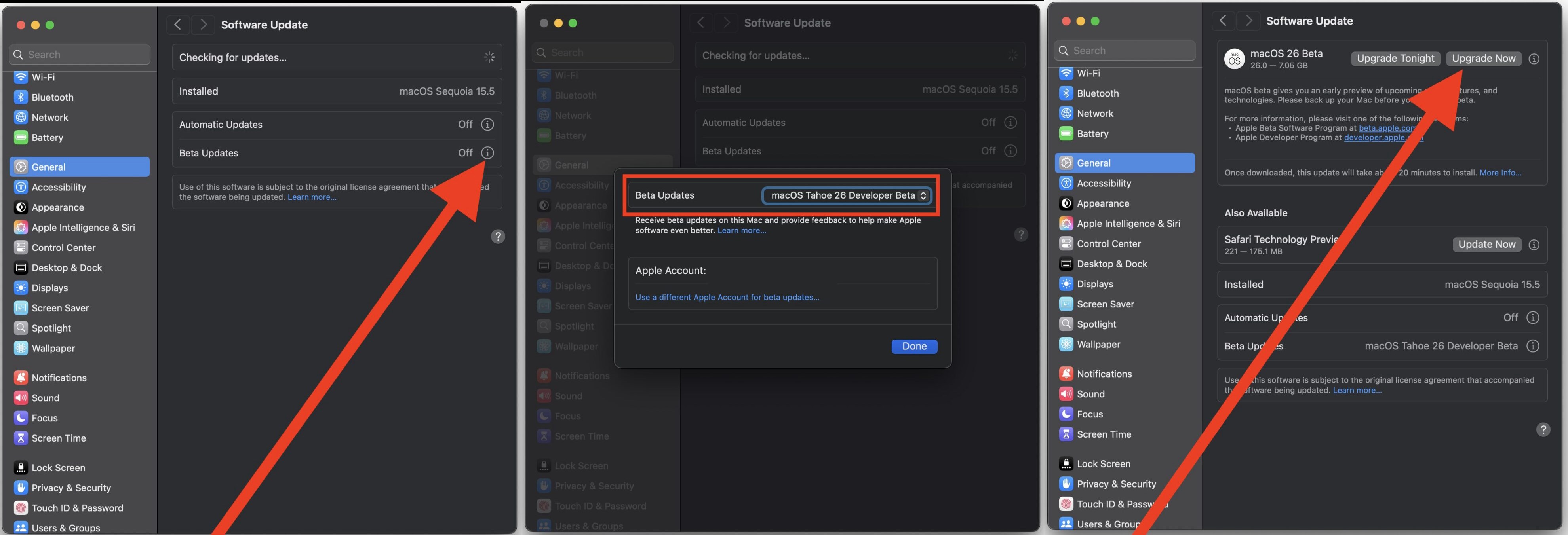 macos tahoe 26 developer beta nasil indirilir ve yuklenir 1 PBAYuNTC