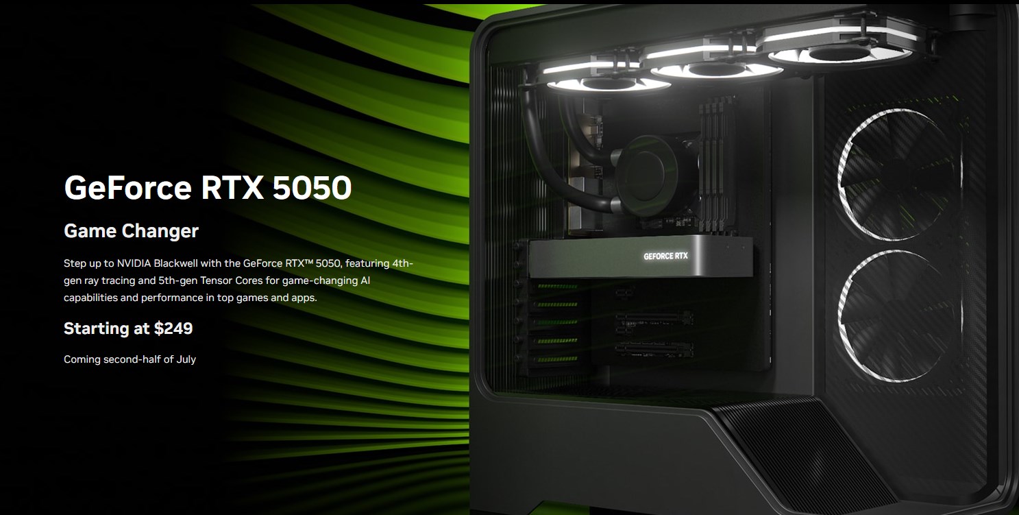Masaüstü için GeForce RTX 5050 tanıtıldı: İşte oyun performansı, fiyatı ve dahası masaustu icin geforce rtx 5050 tanitildi iste oyun performansi fiyati ve dahasi 0