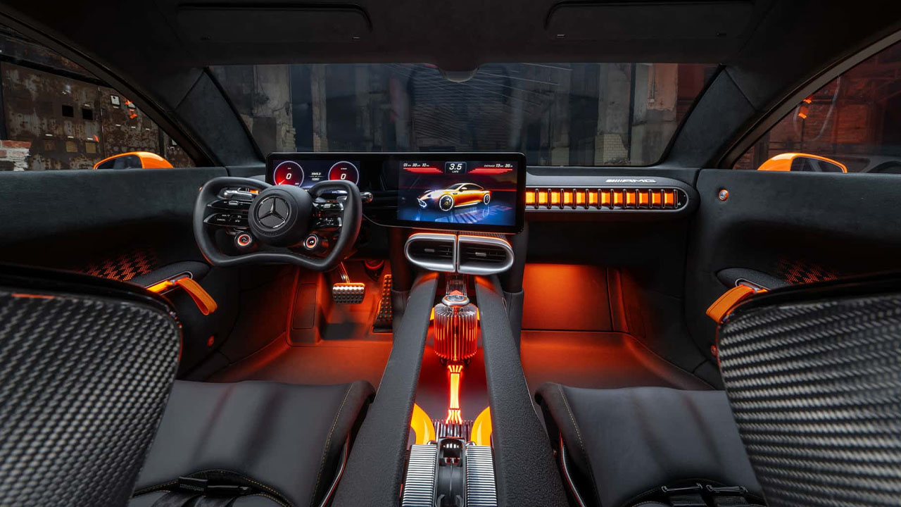 mercedes benzden hem retro hem de ultra futuristik gorunen konsept araba karsinizda mercedes amg gt xx an9D3dur