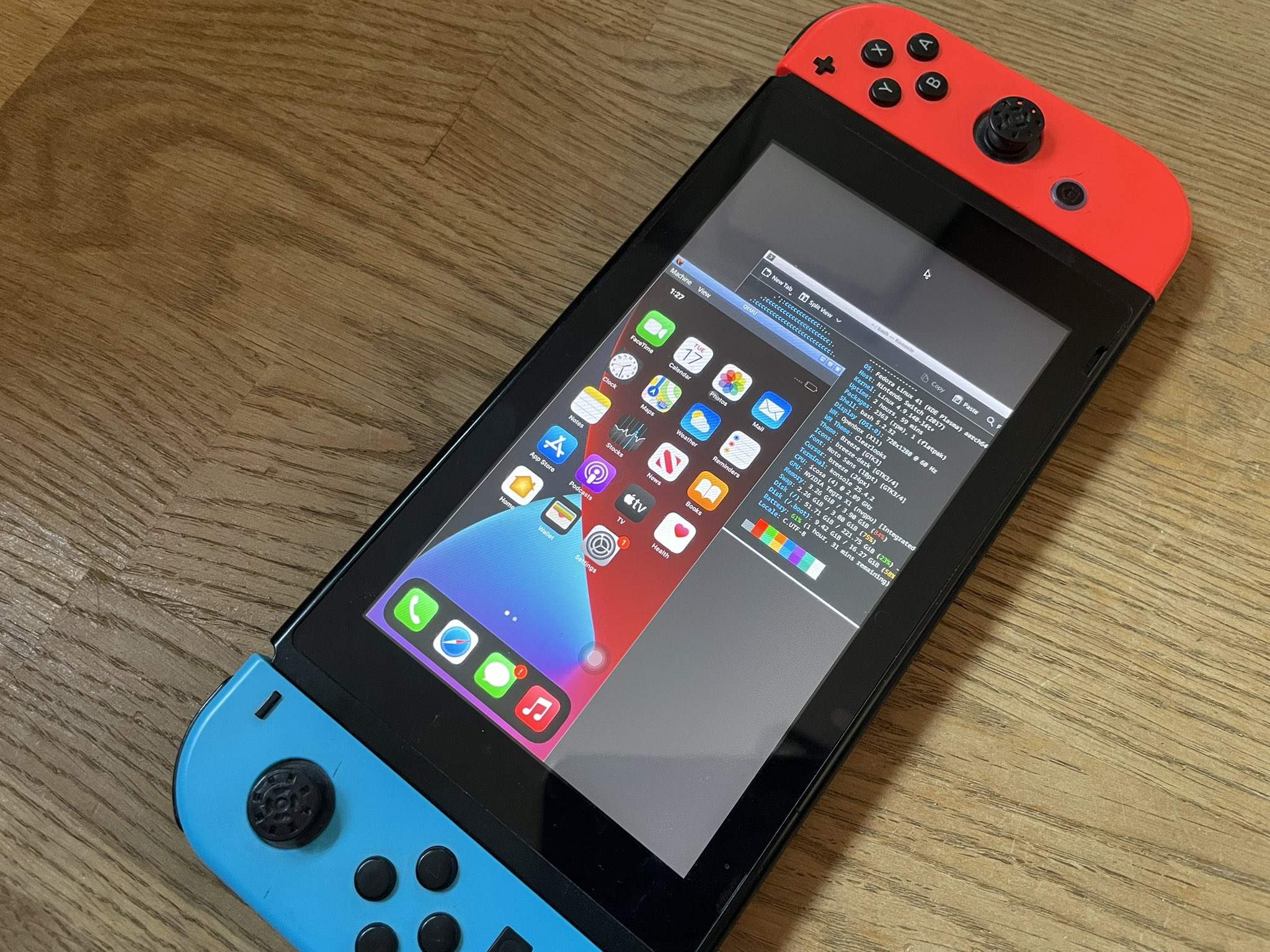 nintendo switchte iphonelarin isletim sistemi ios calistirildi 0 JrnIQQHT