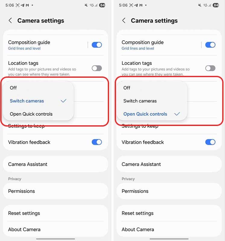 One UI 8.0, kamera denetimlerine süratli erişim sunuyor one ui 80 kamera denetimlerine suratli erisim sunuyor 0 pVeAui1G