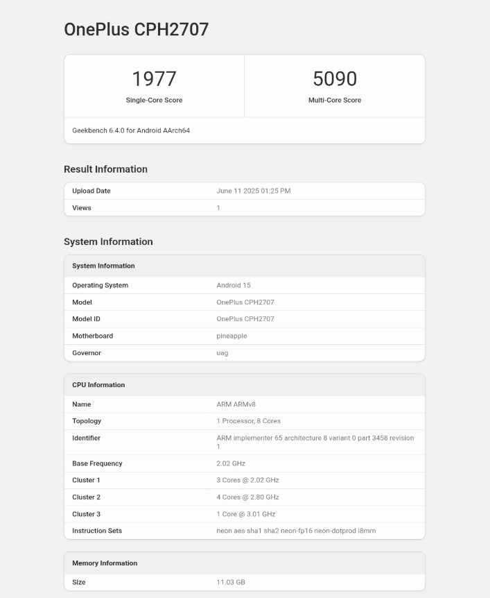 OnePlus Nord 5 tanıtım öncesi performans testinde görüntülendi! oneplus nord 5 tanitim oncesi performans testinde goruntulendi 0 pzH5zHui