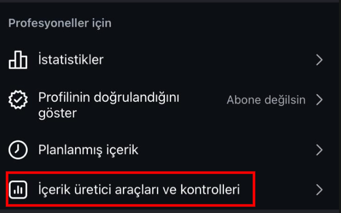 profesyonel hesap kullanmayi birakmak mi istiyorsunuz instagramda ferd hesaba nasil gecilir 3 mYwUEjIN