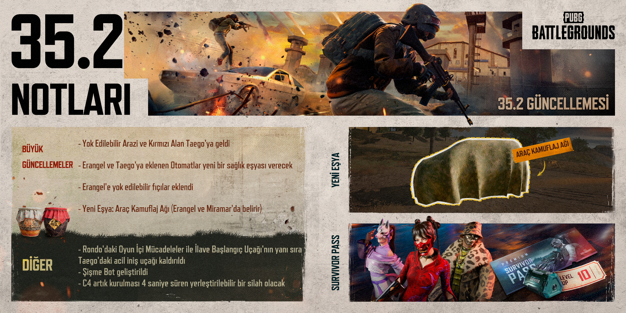 pubg battleground 352 guncellemesi ile yok edilebilir yerleri genisletiyor 0
