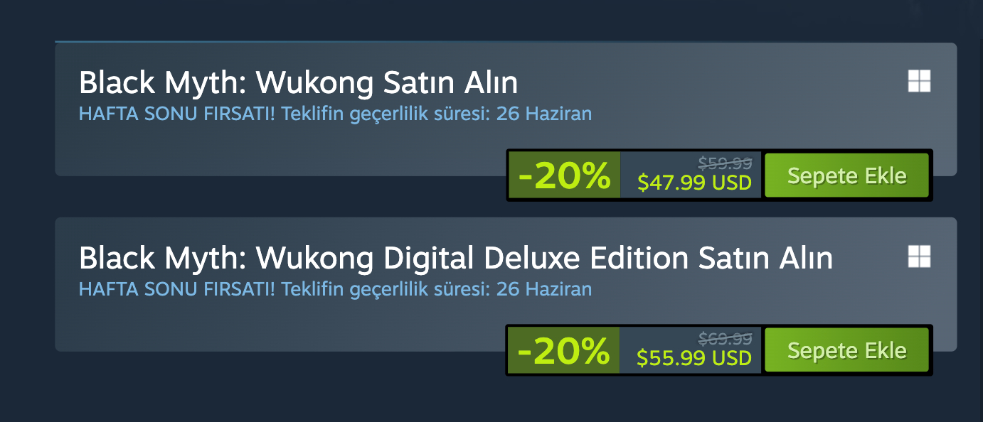 sakin kacirmayin ciktiginda dunyayi kasip kavuran oyun black myth wukong birinci sefer steamde indirime qApuRWXR