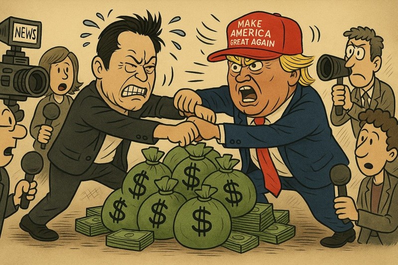 Trump Elon Musk'ı batırmakta kararlı, Tesla yalnızca bir günde milyarlarca dolar kaybetti trump elon muski batirmakta kararli tesla yalnizca bir gunde milyarlarca dolar kaybetti 0 JpigH3H1