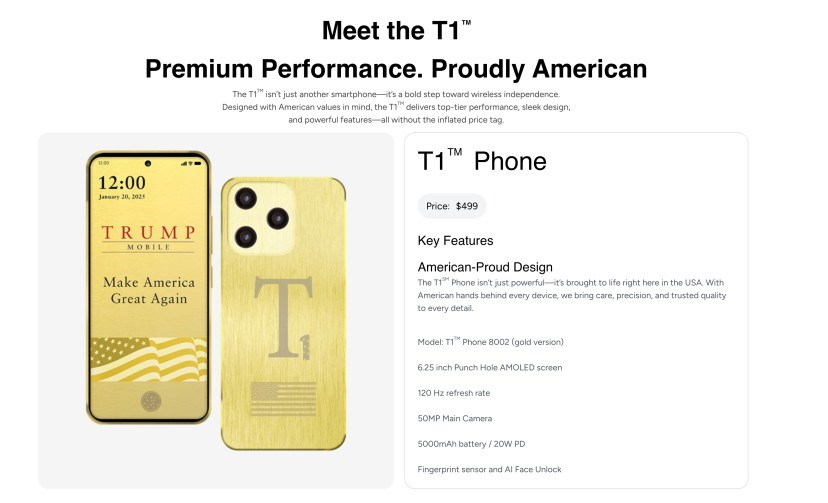 Trump Phone'un ABD'de üretilmediği ortaya çıktı: Sitesinden ibare kaldırıldı trump phoneun abdde uretilmedigi ortaya cikti sitesinden ibare kaldirildi 0 jDAI6YiR