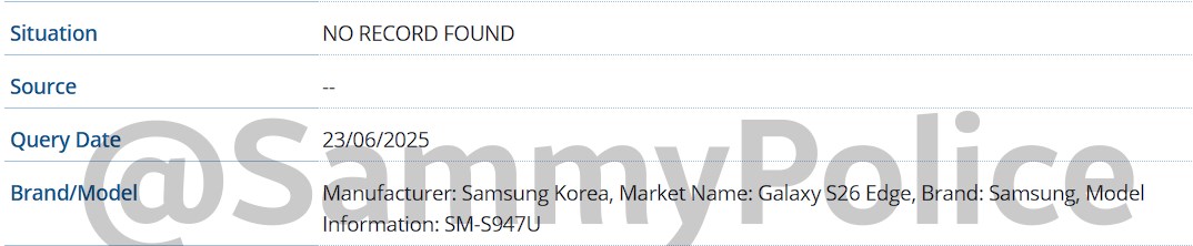 ultra ince edge modelinin devami geliyor galaxy s26 edge veritabaninda goruldu 1 iZvGX8dk