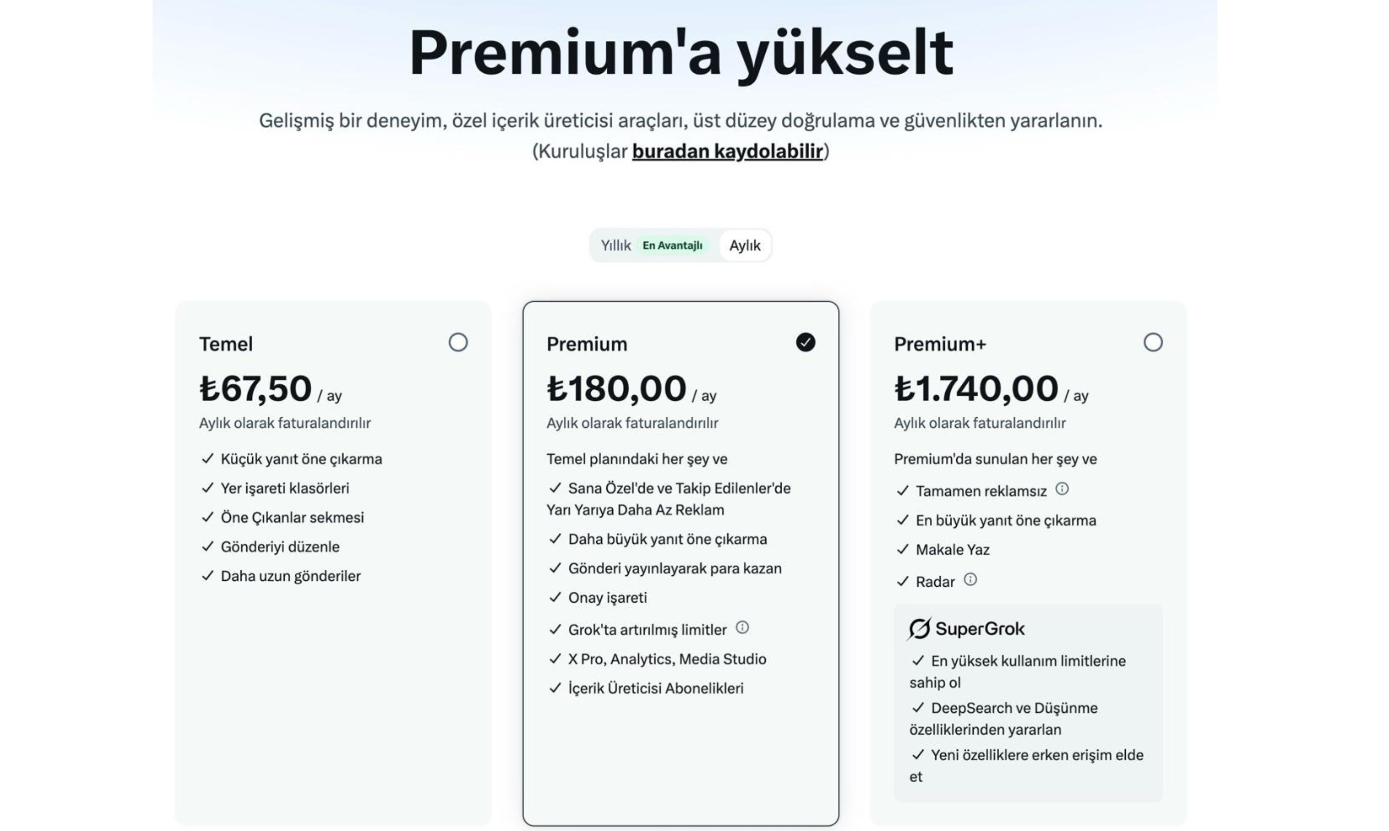 X Premium aboneliğine artırım geldi: İşte yeni fiyatlar x premium aboneligine artirim geldi iste yeni fiyatlar 0 S3hbqwDD
