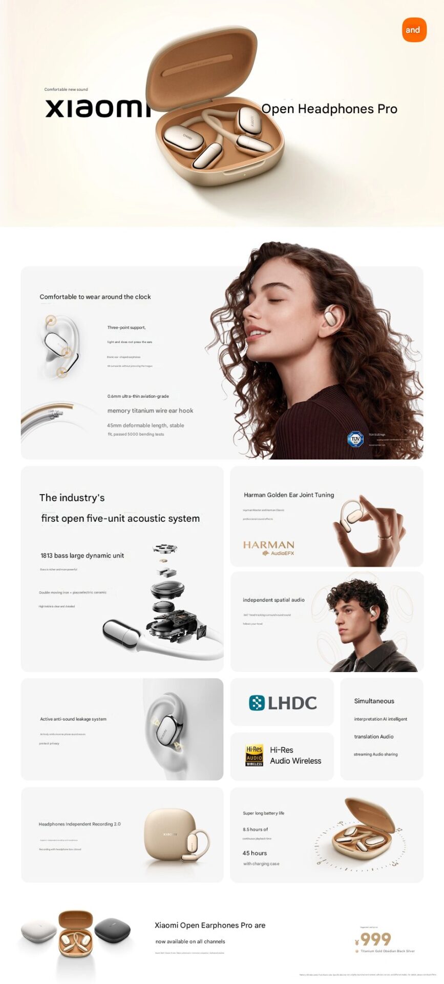 Xiaomi Open Headphones Pro tanıtıldı: Beş şoförlü açık tasarım! xiaomi open headphones pro tanitildi bes soforlu acik tasarim 0