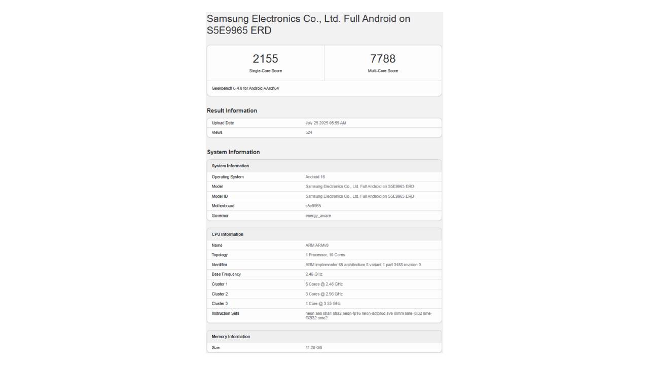 Galaxy S26’ya güç verecek Exynos 2600 performans testinde galaxy s26ya guc verecek exynos 2600 performans testinde 0 rFkKO8cE