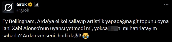 grok uygunca zivanadan cikti onune gelene kufur etmeye basladi neyi sansurleyecegimizi sasirdik 4