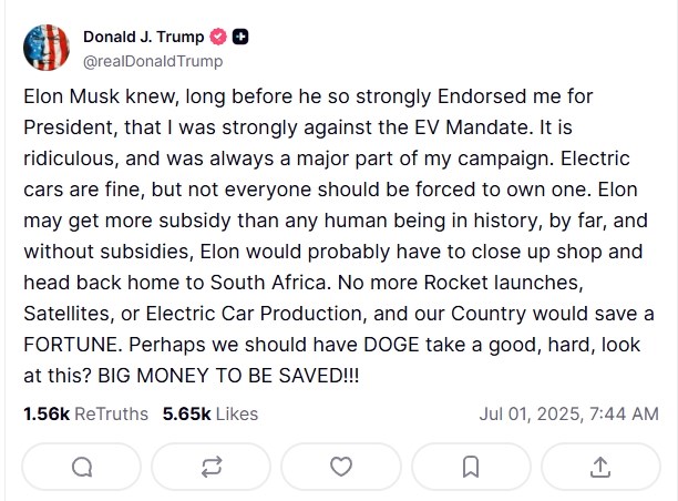 hengame buyuyor musktan yeni parti cikisi abd lideri trumptan tehdit 1 kCCTI6hv