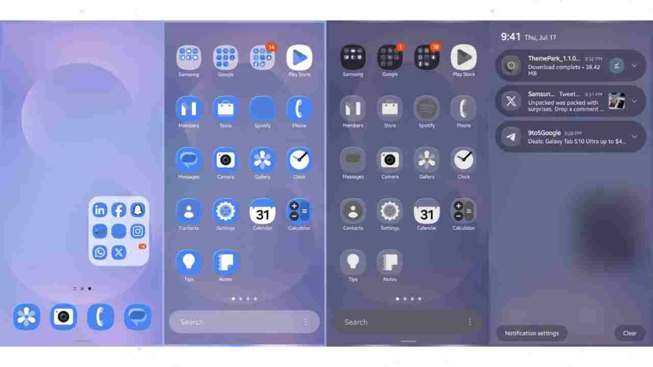 ios 26nin liquid glass tasarimi samsung telefonlara geldi iste yukleme teknigi 1 71v2ywfC