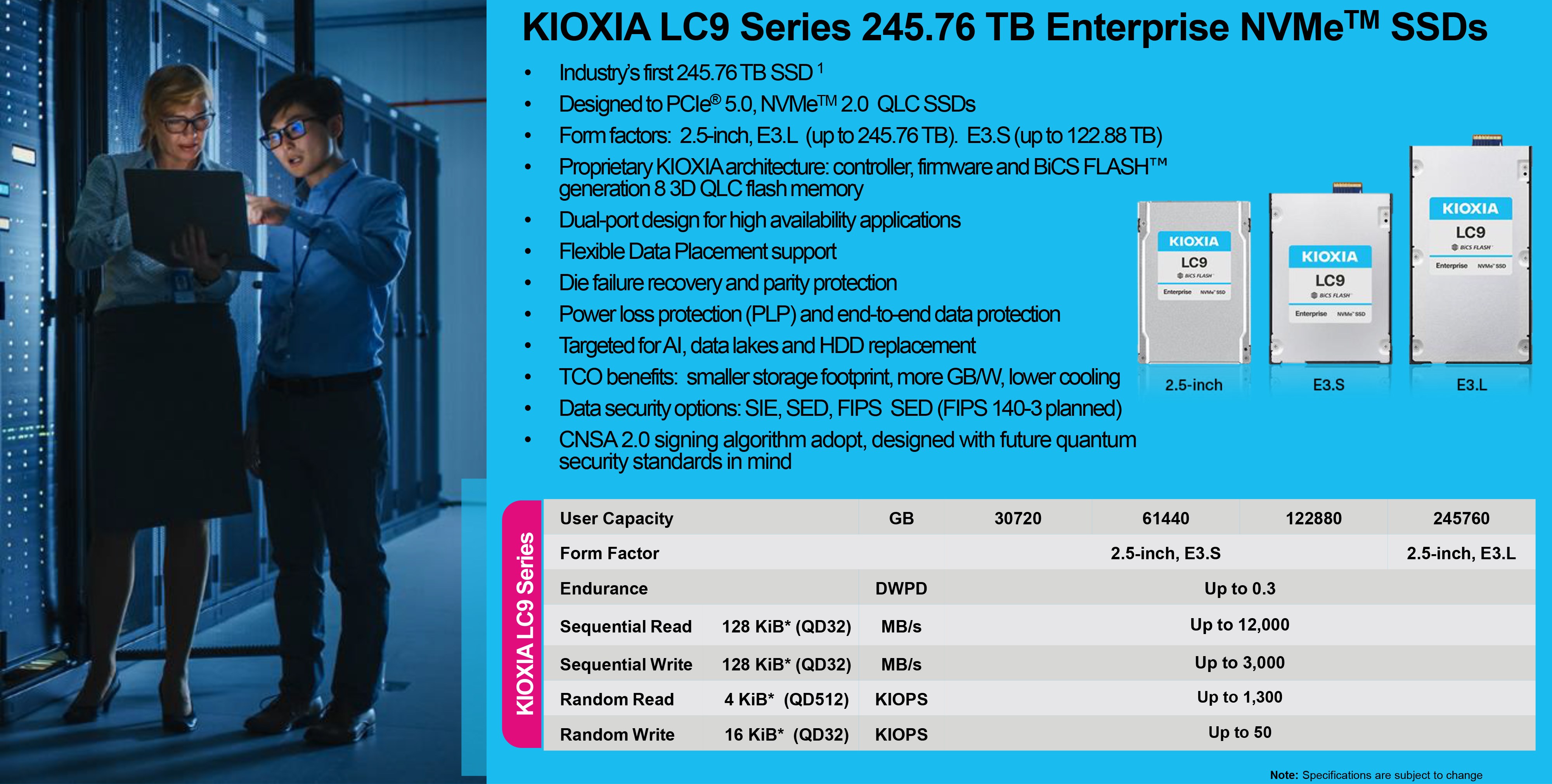 KIOXIA, yapay zeka için dünyanın birinci 250 TB NVMe SSD'sini tanıttı kioxia yapay zeka icin dunyanin birinci 250 tb nvme ssdsini tanitti 1 ONKhFMS3