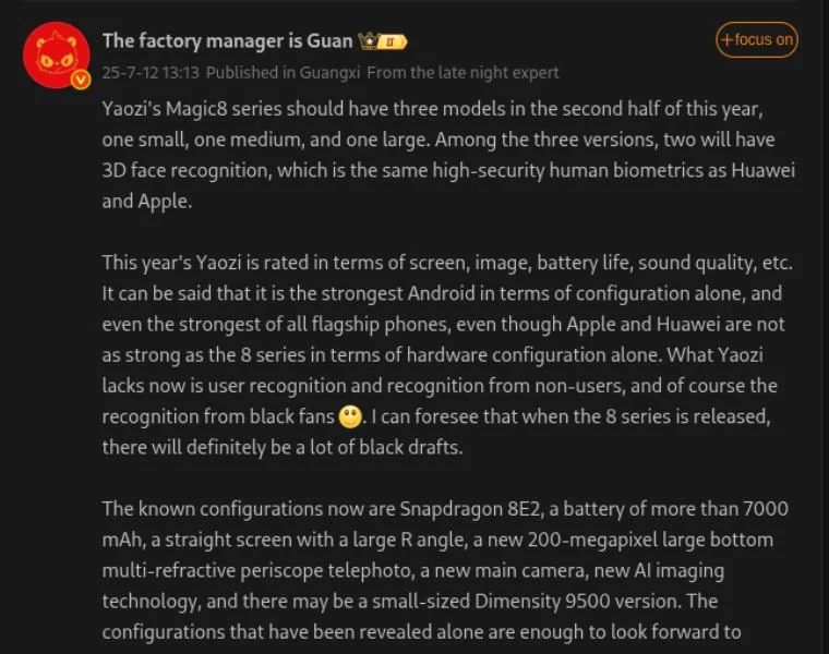 Kompakt telefon sevenlere: Honor Magic 8 Küçük ortaya çıktı kompakt telefon sevenlere honor magic 8 kucuk ortaya cikti 0 emWUACi9