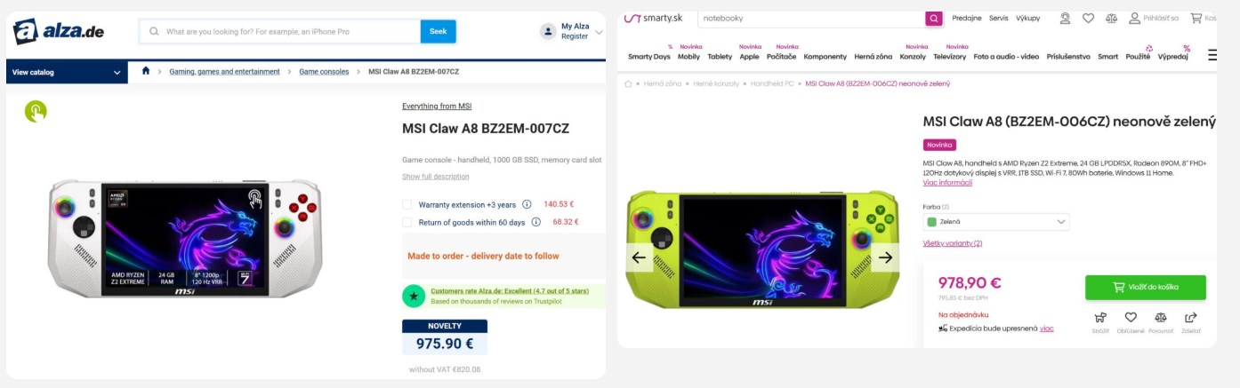 MSI Claw A8 Avrupa’da ön siparişe açıldı: İşte fiyatı msi claw a8 avrupada on siparise acildi iste fiyati 1 bz4ILi5J