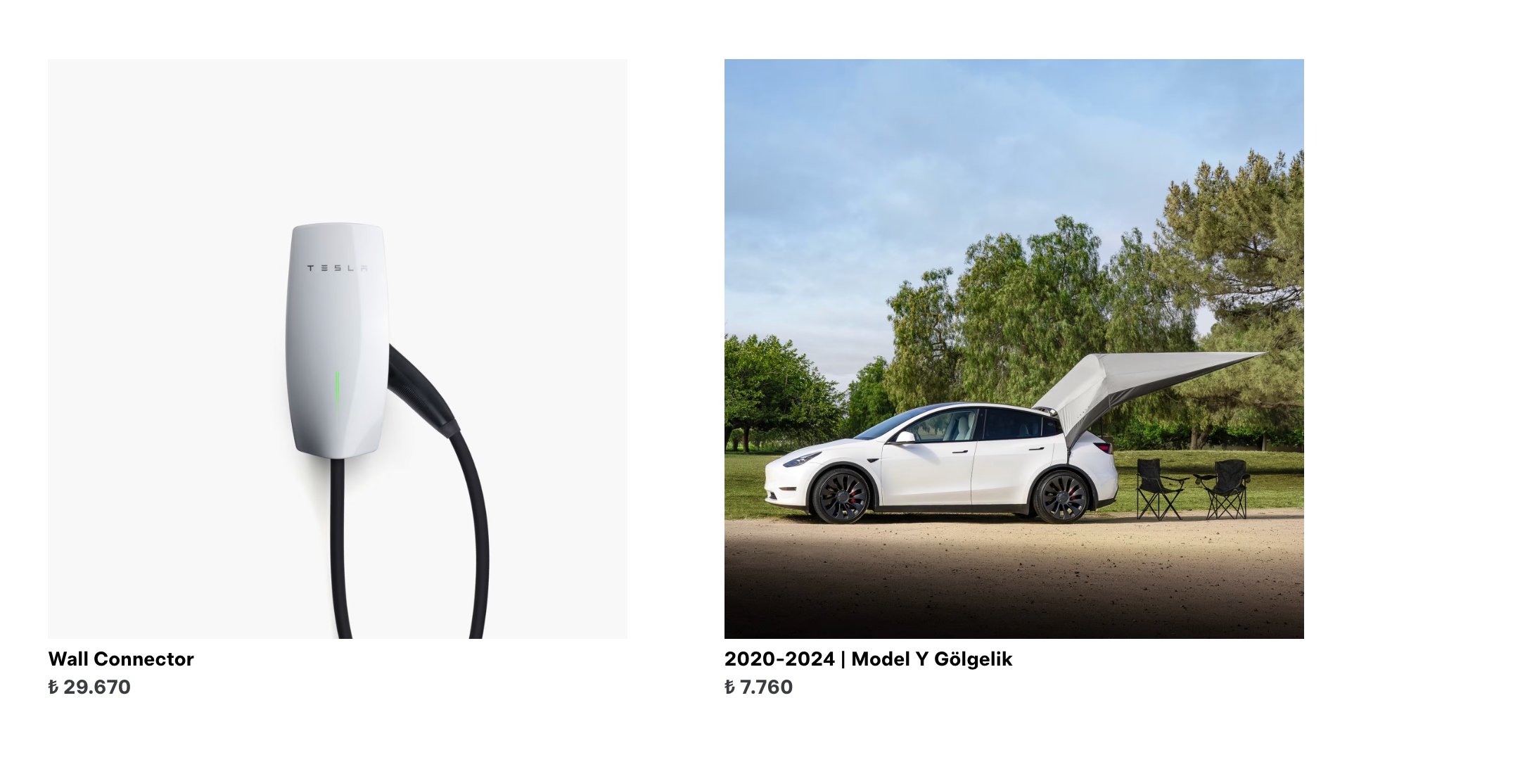 resm tesla aksesuarlarini tek bir yerden satin almanizi saglayan tesla shop turkiyede kullanima acildi VD3HSdse