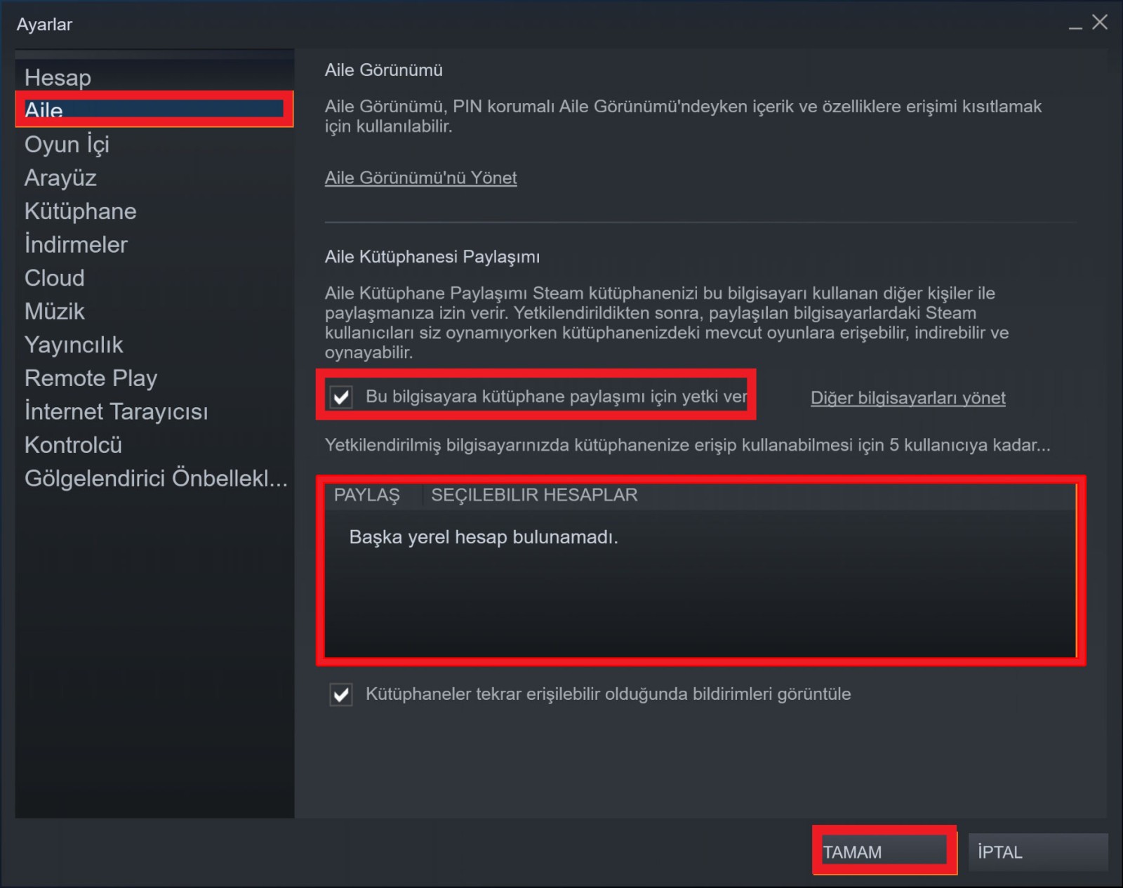 Steam aile paylaşımı nasıl yapılır? Adım adım yapılması gerekenler steam aile paylasimi nasil yapilir adim adim yapilmasigerekenler 0 PBaJPPVl