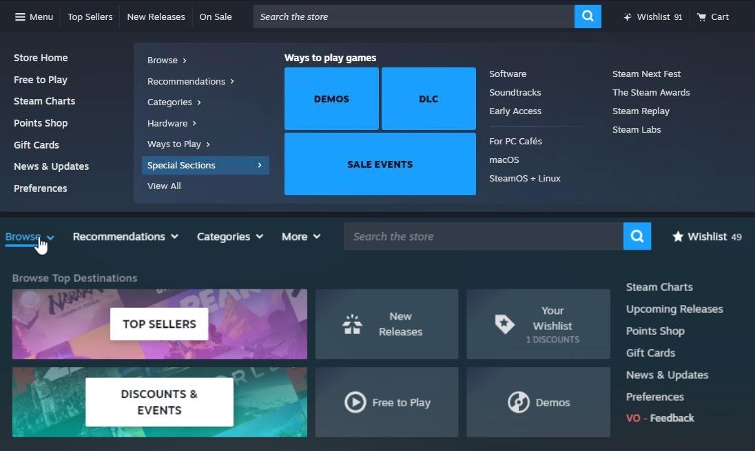 Steam mağazası yenileniyor: İşte yeni tasarım steam magazasi yenileniyor iste yeni tasarim 0 qVTBsHyH