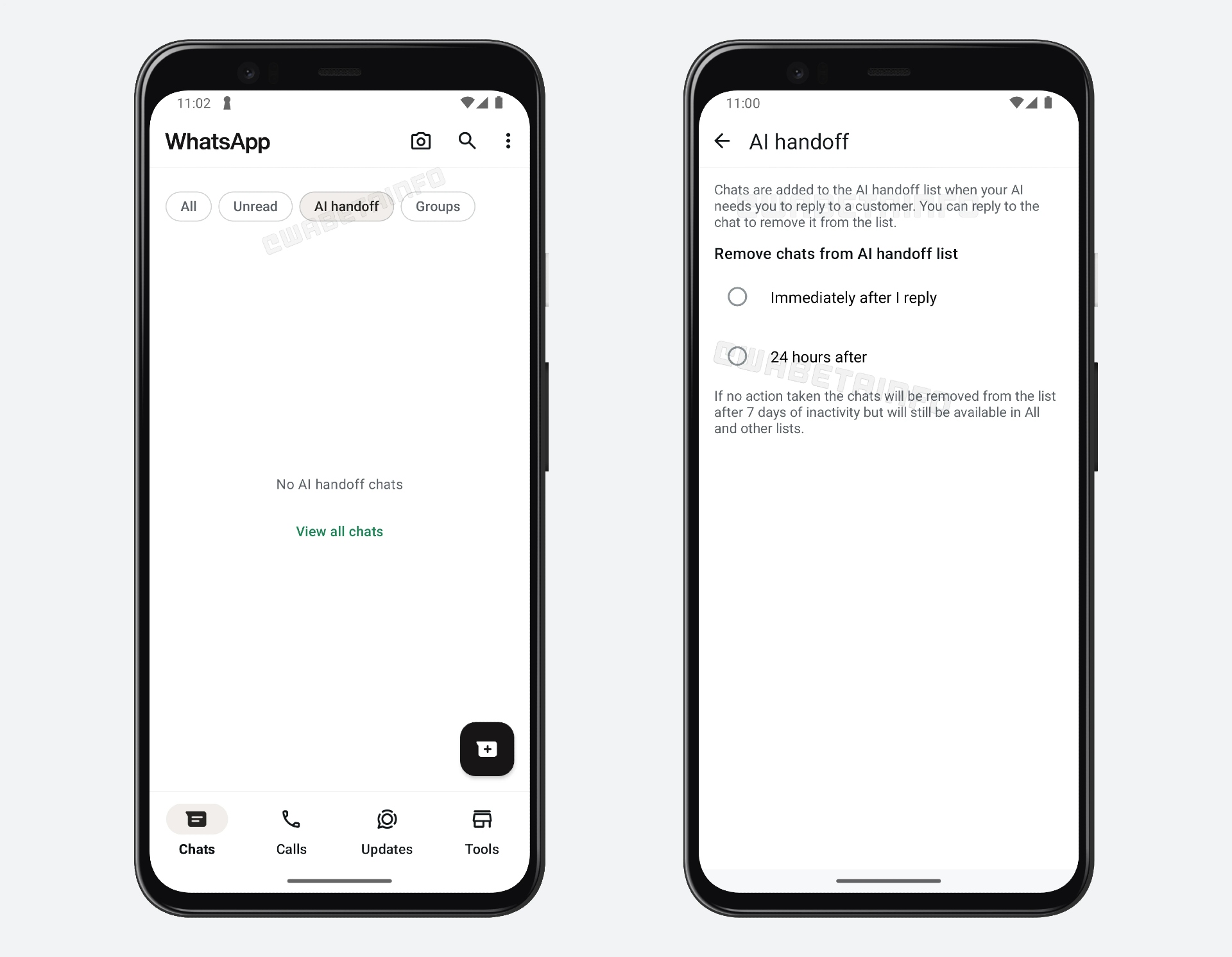 whatsappa isletmelerin cok isine yarayacak bir yapay zek ozelligi geliyor 0 7nP8vAbf