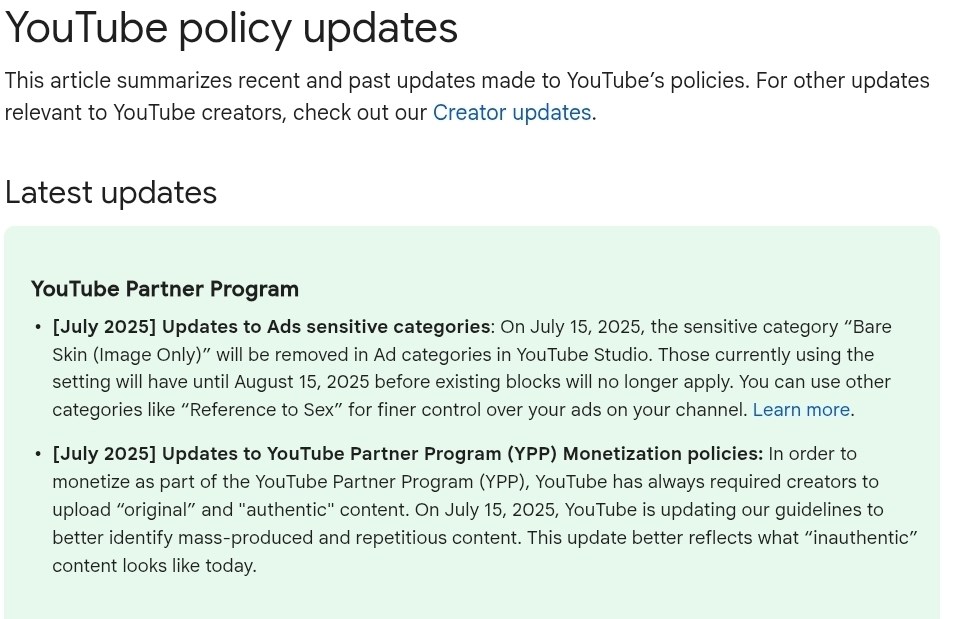YouTube para kazanma siyasetini değiştiriyor, yapay zekâ trendi sona erebilir youtube para kazanma siyasetini degistiriyor yapay zek trendi sona erebilir 0 vl5R9JUv